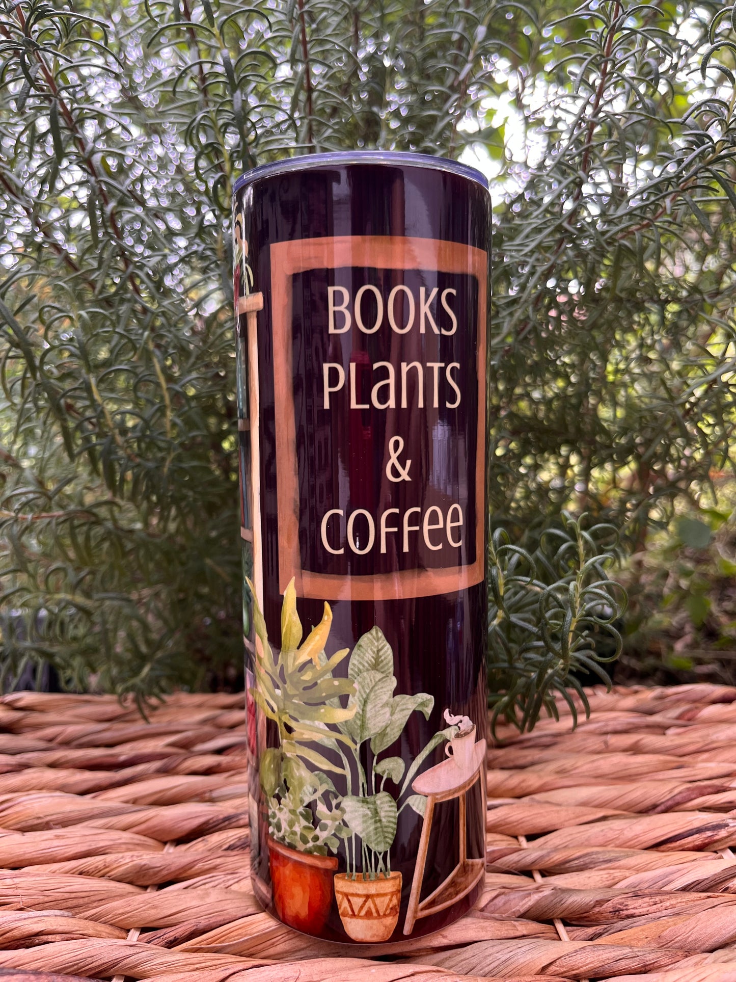 Books Plants & Coffee Tumbler