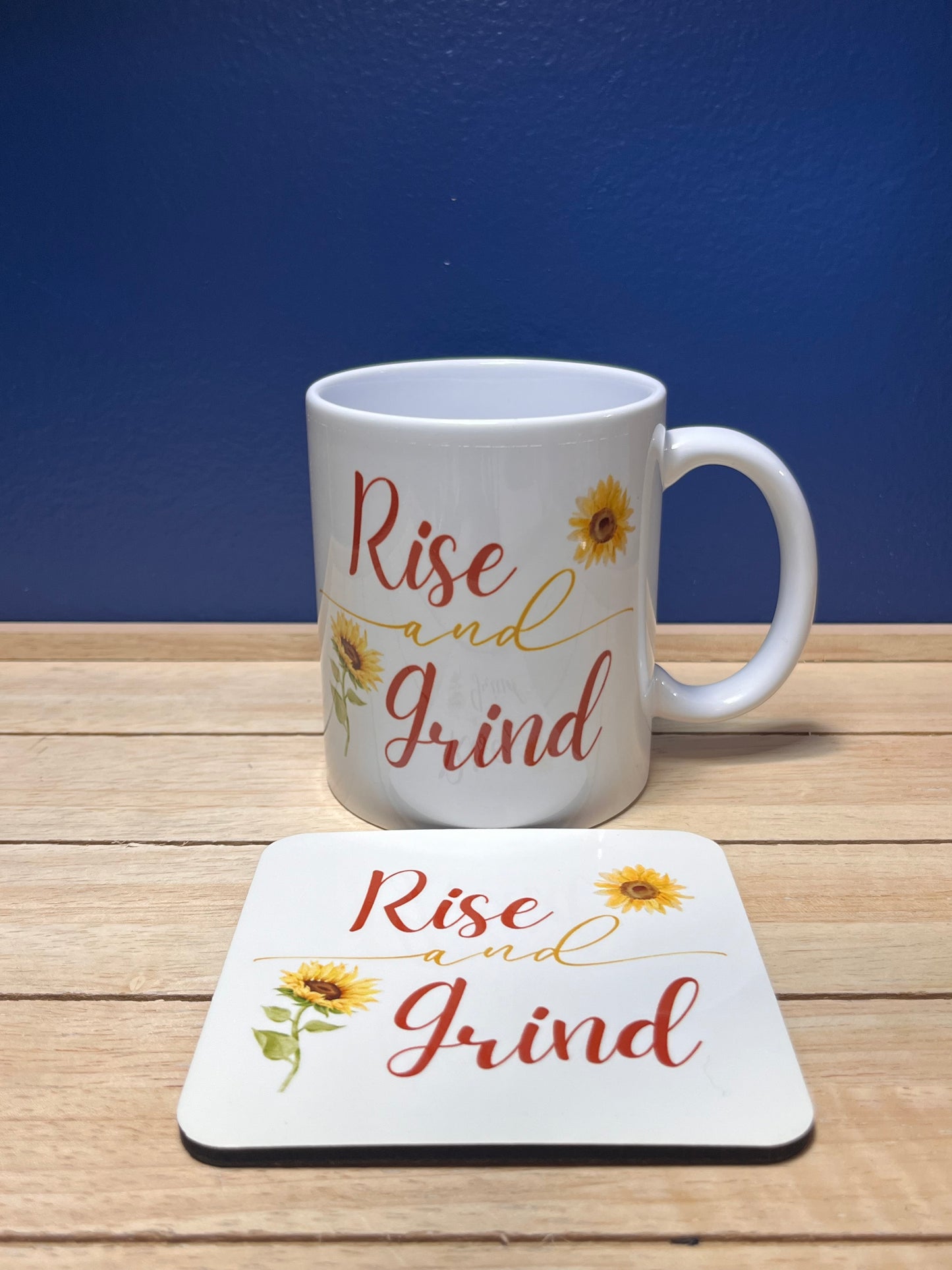 Rise and Grind Mug and Coaster Set