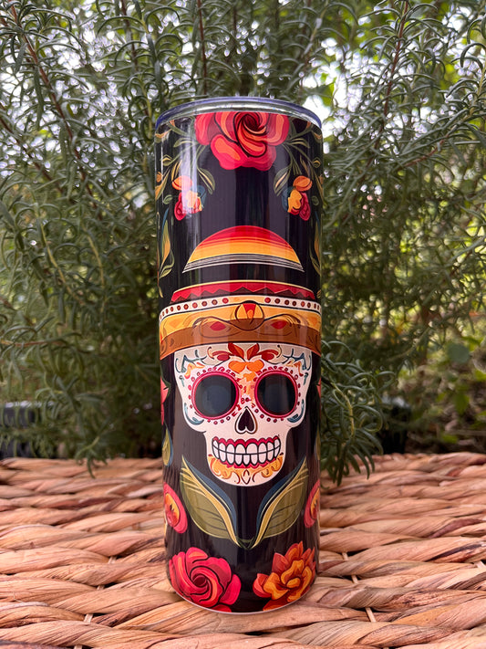 Calavera Señor Sombrero Tumbler