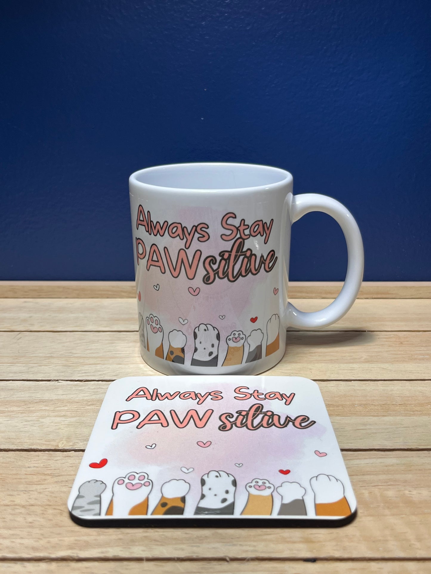 Pawsitive Mug and Coaster Set