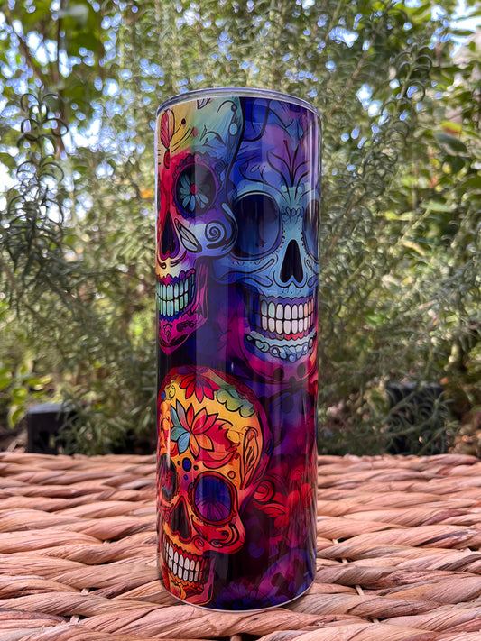 Calavera de Colores Tumblers