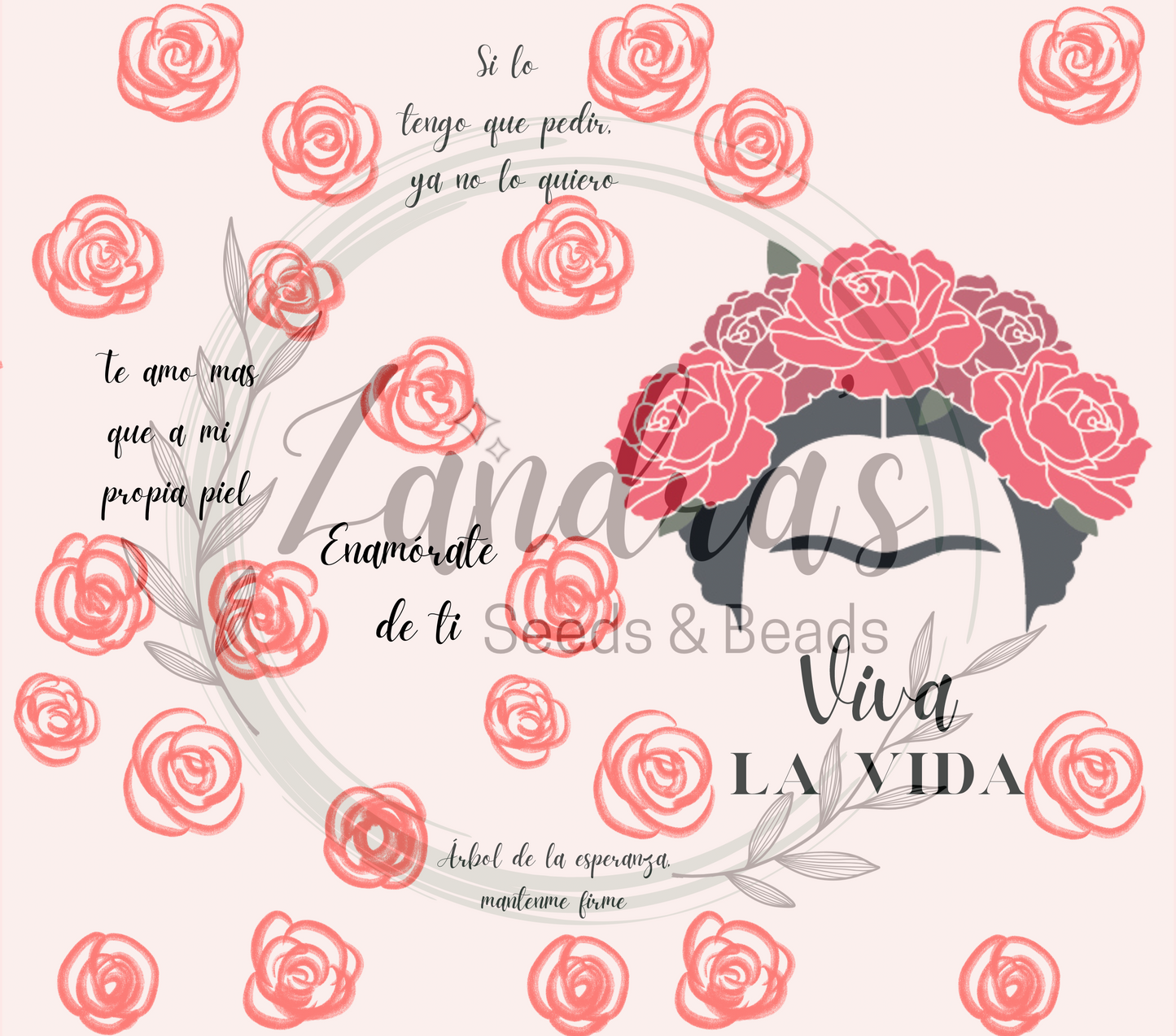 Frida Quotes Tumbler