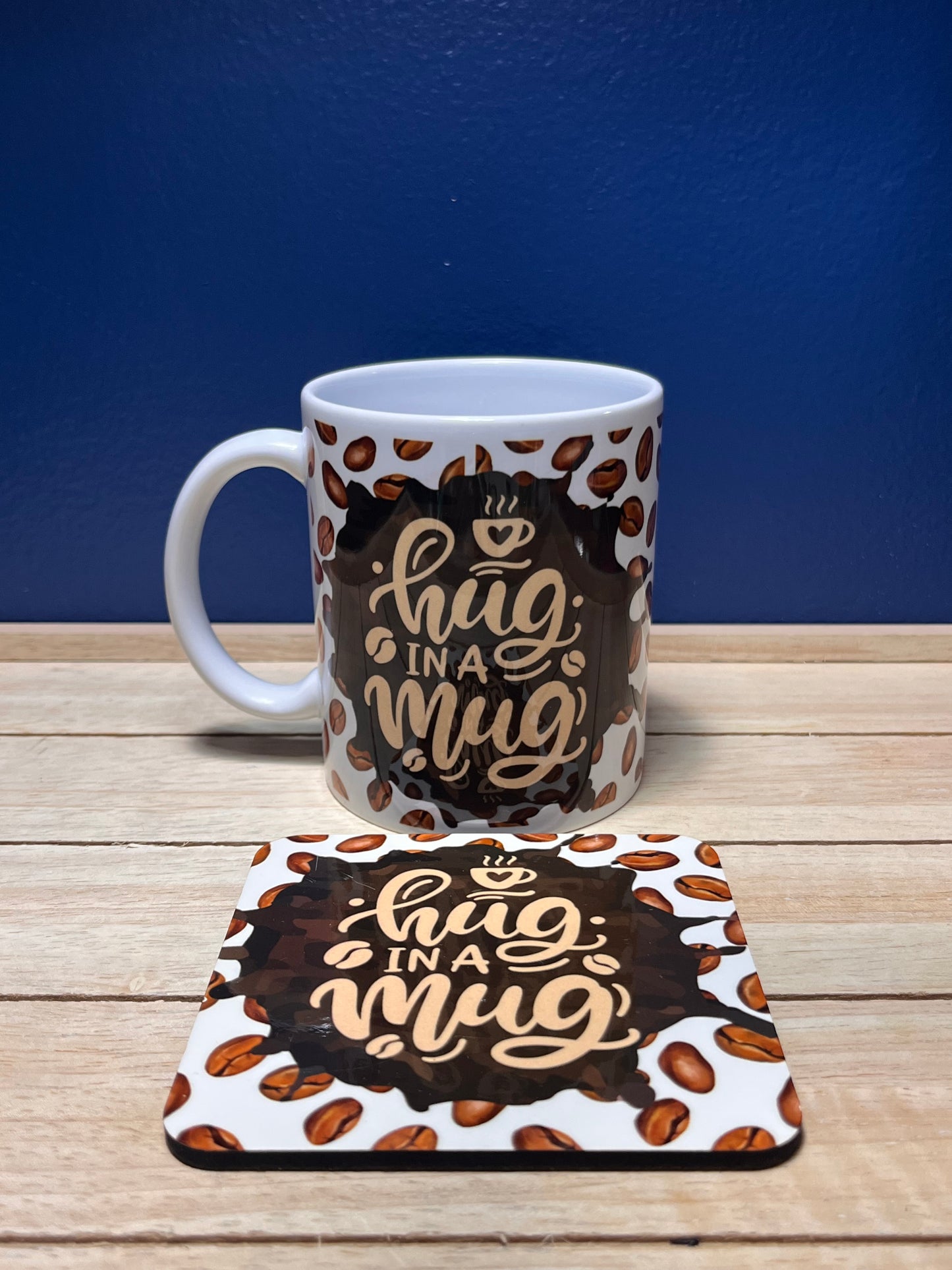 Hug in a Mug and Coaster Set