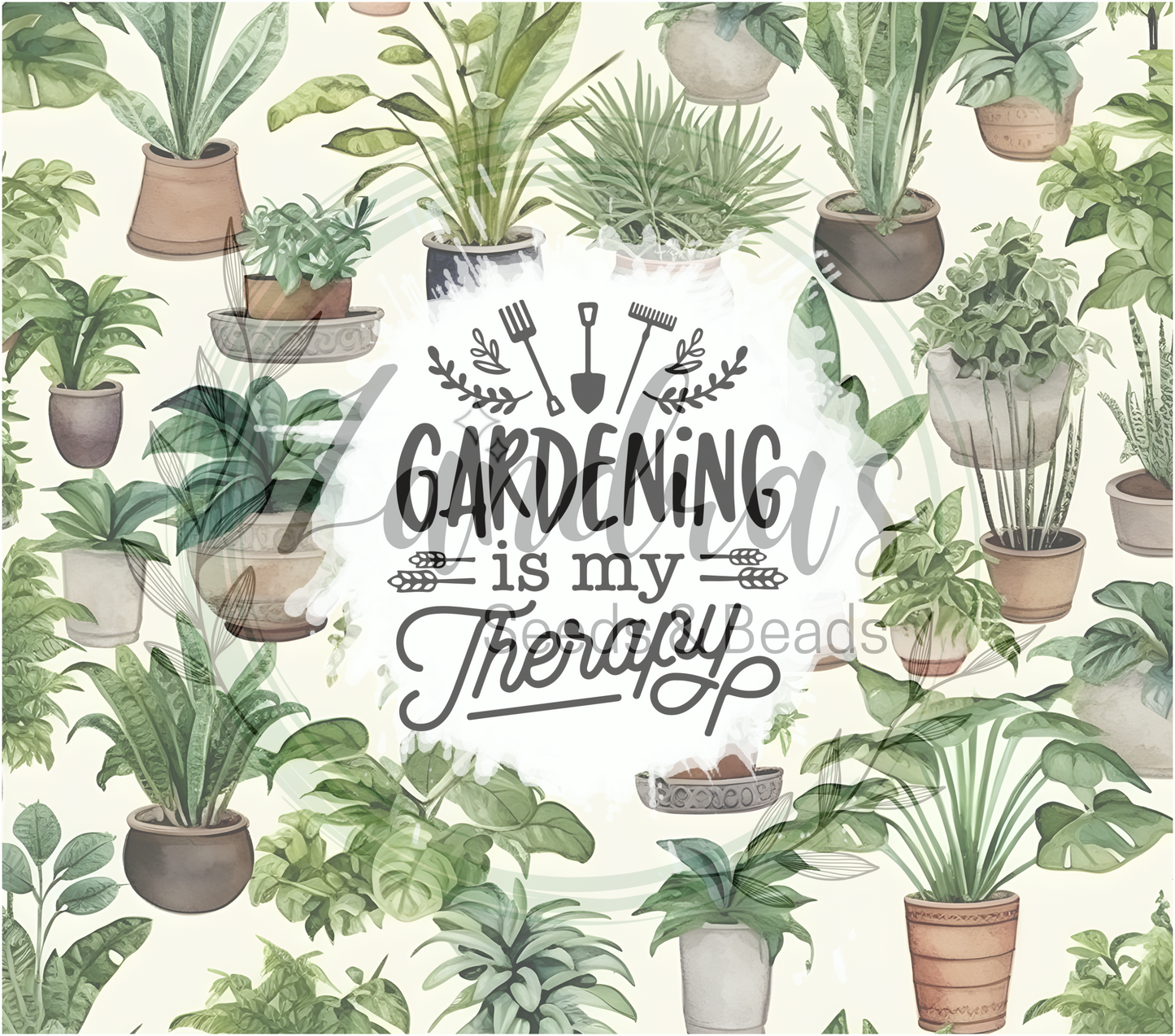 Gardening is My Therapy Tumbler