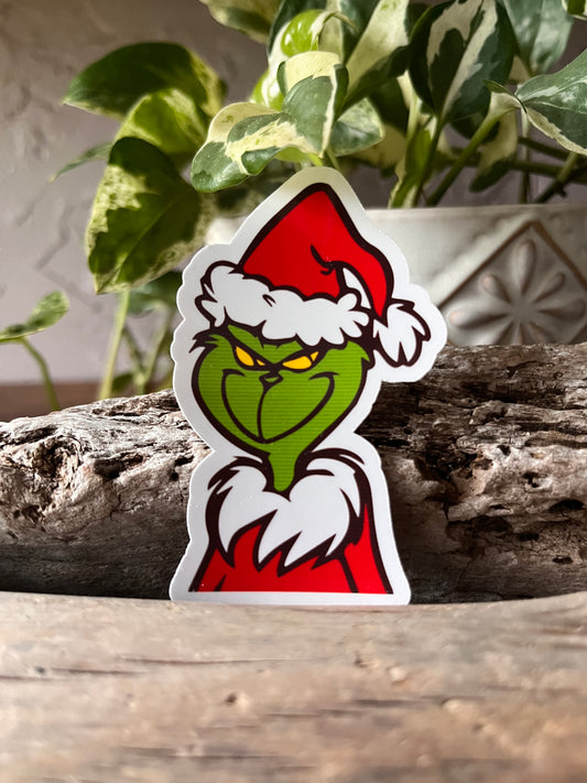 Grinch Vinyl Sticker