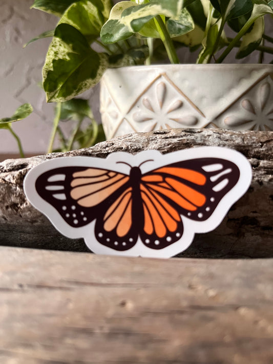 Monarch Butterfly Vinyl Sticker